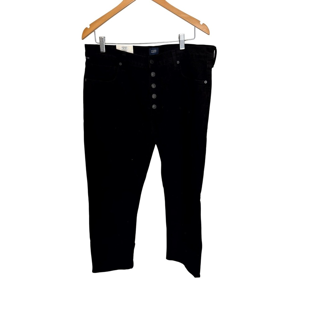 Citizens of Humanity Daphne Black Button Fly Jeans Men's Size 34 Made in Turkey